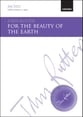 For the Beauty of the Earth SATB choral sheet music cover